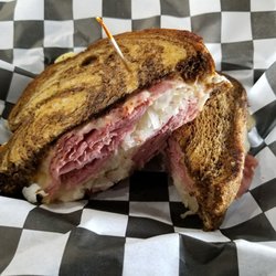 The Gateway Cafe & Grill - Reuben sandwich packed with delicious meat