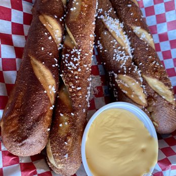 Bungalow Bar - Loved these Pretzel Sticks! - American Near Me - Seaside, New York Bungalow Bar - Loved these Pretzel Sticks! - American Near Me - Seaside, New York