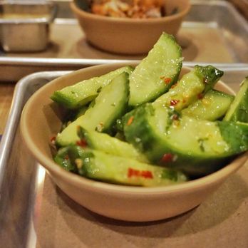 bartaco Seaport - I always love pickled cucumber. They added some red chili flakes for a slight kick. So refreshing! - Tacos Near Me - Boston, Massachusetts bartaco Seaport - I always love pickled cucumber. They added some red chili flakes for a slight kick. So refreshing! - Tacos Near Me - Boston, Massachusetts