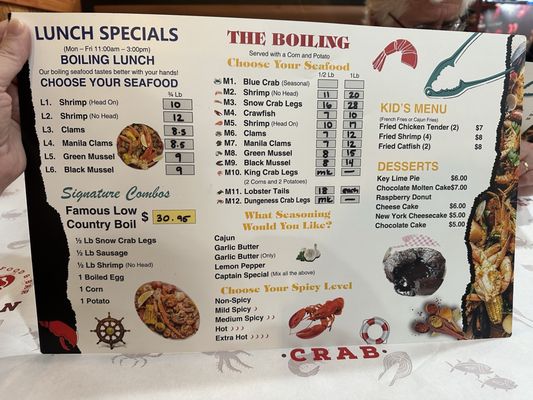 Menu photo 1 Captain Crab Knoxville, TN Menu photo 1 Captain Crab Knoxville, TN