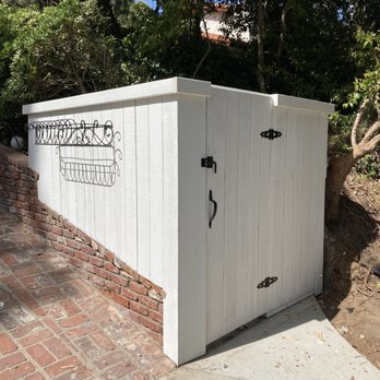 Tixan Construction - Wall design installation in Irvine | Trash cans storage building - General Contractors Near Me