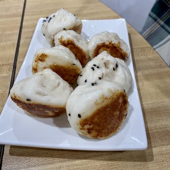 Shanghai Dumpling King - D13. Pan Fried Pork Bun (8pcs) / - Dim Sum Near Me - San Francisco, California Shanghai Dumpling King - D13. Pan Fried Pork Bun (8pcs) / - Dim Sum Near Me - San Francisco, California