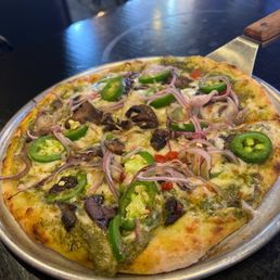 Veggie Pesto Pizza