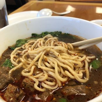 Asian Cafe - Red Braised Beef Ramen - hand pulled noodles!! - Pan Asian Near Me - Fayetteville, New York