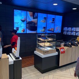 Front customer ordering area Front customer ordering area