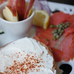 Cafe International - Lox Bagel
