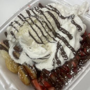 Melting Cone - an ice cream sundae in a styrofoam container - Ice Cream & Frozen Yogurt Near Me - San Bernardino, California Melting Cone - an ice cream sundae in a styrofoam container - Ice Cream & Frozen Yogurt Near Me - San Bernardino, California