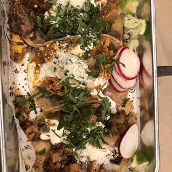 tacoria - Bergen Town Center - Tacos - Carne Asada , Pollo Tinga, and Pollo Asado from top to bottom - Tacos Near Me - Paramus, New Jersey tacoria - Bergen Town Center - Tacos - Carne Asada , Pollo Tinga, and Pollo Asado from top to bottom - Tacos Near Me - Paramus, New Jersey