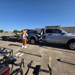 A Star Roofing of Texas - Multiple sclerosis bike run volunteer