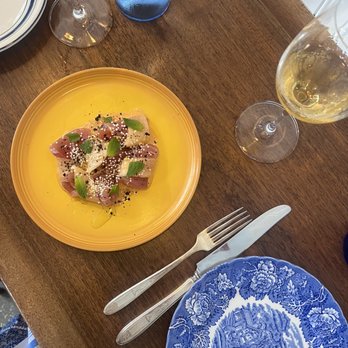 Chubby Fish - Tuna crudo - Seafood Near Me - Charleston, South Carolina
