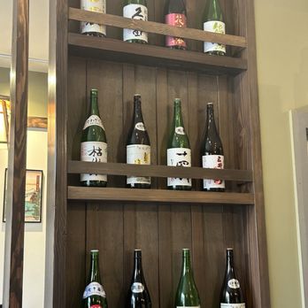 Yama Onigiri - Sake wall - Japanese Near Me - Banff, Alberta