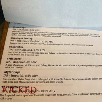 Other Half Brewing Philadelphia - Menu - get the Green Caps. - Breweries Near Me - Philadelphia, Pennsylvania