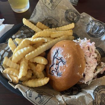 Mustang Lounge - Pulled Pork Sandwich - Lounges Near Me - Mackinac Island, Michigan Mustang Lounge - Pulled Pork Sandwich - Lounges Near Me - Mackinac Island, Michigan