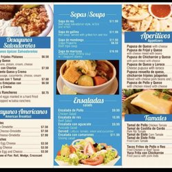 El Rincon De Maria - This is their menu