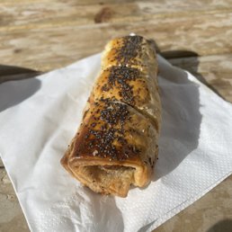 Sausage roll: good takeaway snack. Coffee was so good. Sausage roll: good takeaway snack. Coffee was so good.