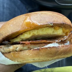 The Coffee Barn - Breakfast Bagel. Highly recommend it !