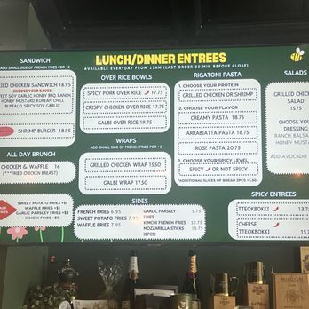 Tasting Notes - Lunch and dinner entree menu - Coffee & Tea Near Me - Norwood, New Jersey