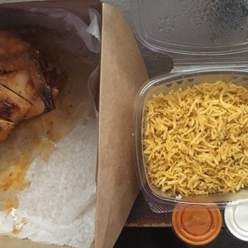 Tribos Peri Peri - 1/4 medium heat breast & wing with a side of rice, $8 - Portuguese Near Me - Saddle Brook, New Jersey Tribos Peri Peri - 1/4 medium heat breast & wing with a side of rice, $8 - Portuguese Near Me - Saddle Brook, New Jersey
