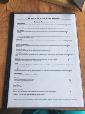 Menu photo 4 Nonna's Gelateria at the Windmill Bargara, QLD Menu photo 4 Nonna's Gelateria at the Windmill Bargara, QLD