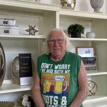 Blue House Dentistry - Mr.Perry is one of our loyal patients, we love seeing him and his funny shirts. - General Dentistry Near Me - Claremont, California Blue House Dentistry - Mr.Perry is one of our loyal patients, we love seeing him and his funny shirts. - General Dentistry Near Me - Claremont, California