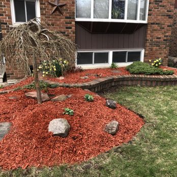 WJB Landscaping - Here we weeded the garden beds, planted some plants followed by edging the garden for when we went and mulched it. - Gardeners Near Me