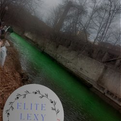 Jamestown River Walk - They cleaned up the homeless encampment and got rid of graffiti for St. Paddy's river dye festival