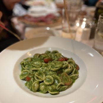Osteria Laguna - Orecchiette Pesto E Gamberetti - Italian Near Me - New York, New York Osteria Laguna - Orecchiette Pesto E Gamberetti - Italian Near Me - New York, New York