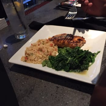Dave & Buster's Milpitas - San Jose - Salmon with rice and spinach - Arcades Near Me - Milpitas, California