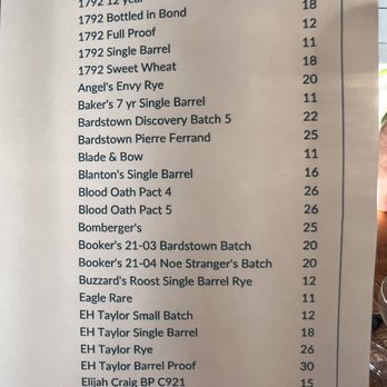 Subourbon - Bourbon list - Southern Near Me - Columbus, Ohio Subourbon - Bourbon list - Southern Near Me - Columbus, Ohio