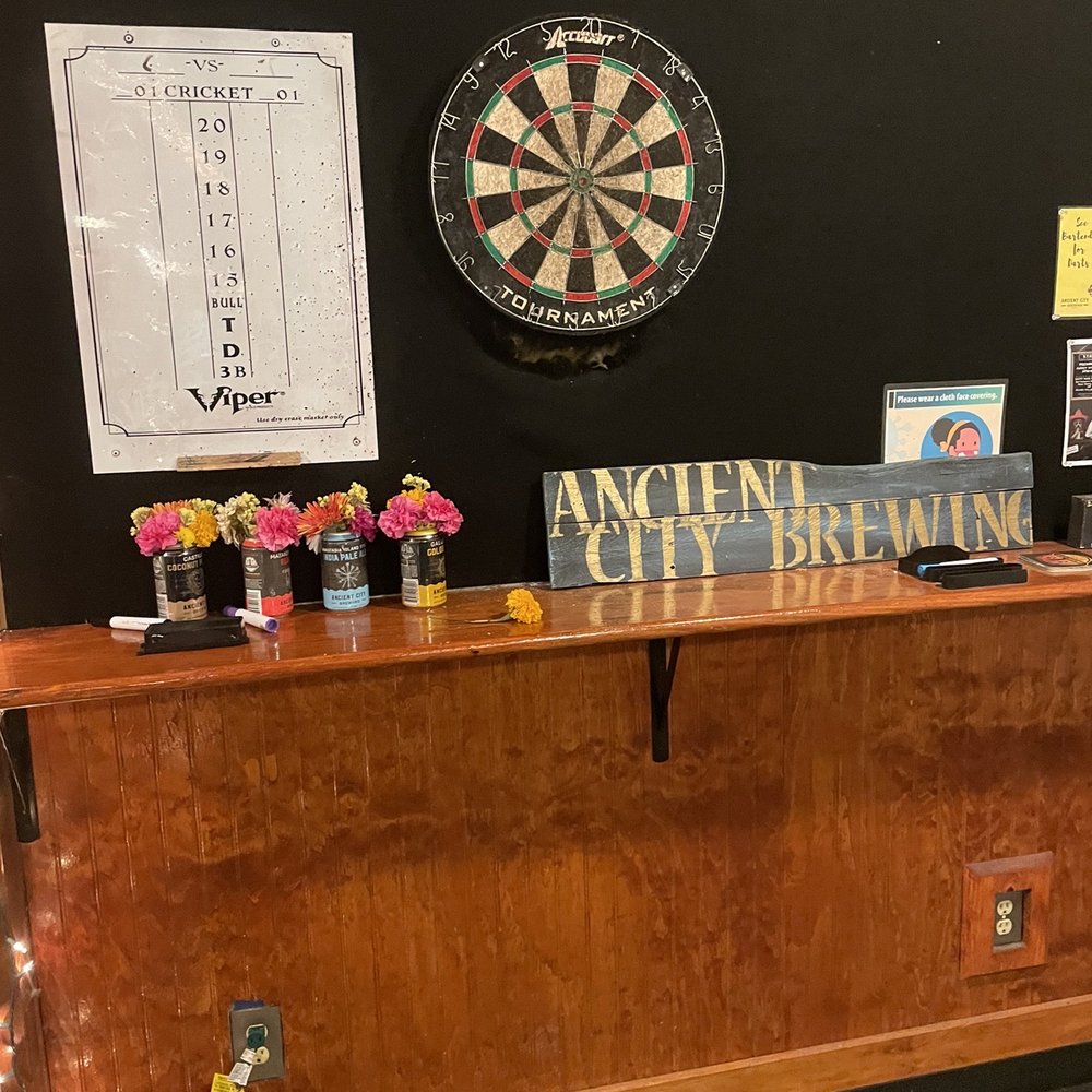 Ancient City Brewing - a dart and a dart board - Breweries Near Me - St. Augustine, Florida