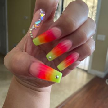 Metro Nails - This is how it turned out ! Zoom in and see the color - Nail Salons Near Me - Santa Ana, California