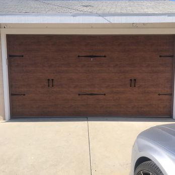 Shoreline Garage Doors - Wood look carriage house door - Garage Door Services Near Me - Irvine, California Shoreline Garage Doors - Wood look carriage house door - Garage Door Services Near Me - Irvine, California