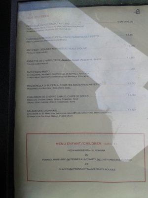 Menu photo 3 La Trattoria Lyon, 69