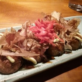 Zundo Ramen & Donburi - Takoyaki (dough and octopus balls); so good! Not all Japanese places have these and I don't know why! Wait for them to cool before eating! - Ramen Near Me - Cincinnati, Ohio