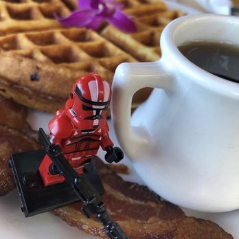 Island Lava Java - Belgian Waffle Breakfast- Bacon - American Near Me - Kailua Kona, Hawaii Island Lava Java - Belgian Waffle Breakfast- Bacon - American Near Me - Kailua Kona, Hawaii