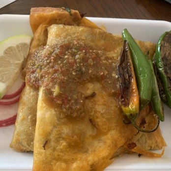 Cocina De Ledezma - Birria Quesadilla....I added the Serrano peppers....Excellent! - Food Trucks Near Me Cocina De Ledezma - Birria Quesadilla....I added the Serrano peppers....Excellent! - Food Trucks Near Me