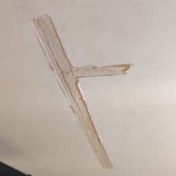 Water ruined my ceiling. Water ruined my ceiling.