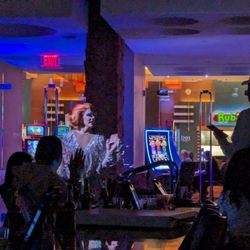 Drag performance on PRIDE Bingo night