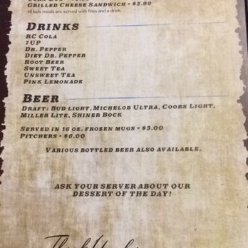 Three Hearts - Drink and beer menu - Steakhouses Near Me - Vernon, Texas Three Hearts - Drink and beer menu - Steakhouses Near Me - Vernon, Texas