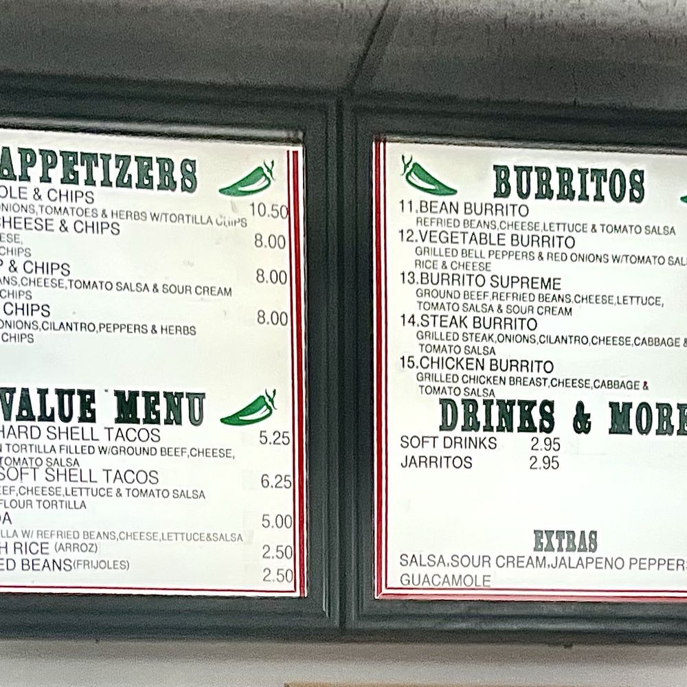 Menu Menu
