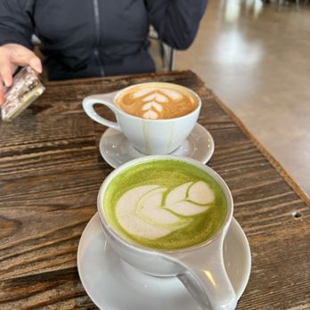 Spectra Coffee - Matcha latte and Vanilla Bean Latte - Coffee & Tea Near Me - San Jose, California