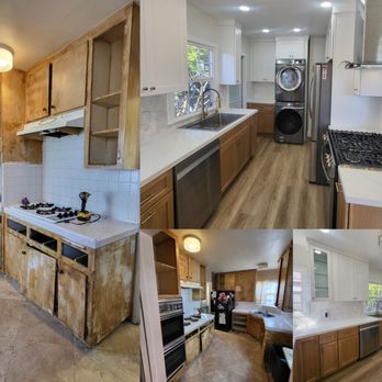 Teque Construction - From dated to dream kitchen. Clean lines, bright finishes, and a whole new look we're proud of. - General Contractors Near Me Teque Construction - From dated to dream kitchen. Clean lines, bright finishes, and a whole new look we're proud of. - General Contractors Near Me