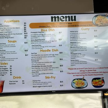 Easy Thai Bend - Menu June 2025 - Thai Near Me - Bend, Oregon