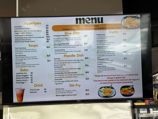 Menu photo 1 Easy Thai Bend Bend, OR