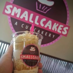 Smallcakes - Cupcake Smash ice cream is homemade.