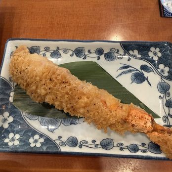 Natsunoya Tea House - Giant shrimp this was a kitchen item - Sushi Bars Near Me - Honolulu, Hawaii