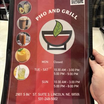 Pho And Grill - Menu - Noodles Near Me - Lincoln, Nebraska