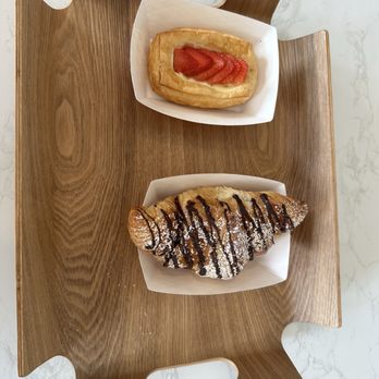 Petalia Brew & Bites - Valrhona Chocolate Cream Cheese Croissant - Coffee & Tea Near Me - Austin, Texas Petalia Brew & Bites - Valrhona Chocolate Cream Cheese Croissant - Coffee & Tea Near Me - Austin, Texas