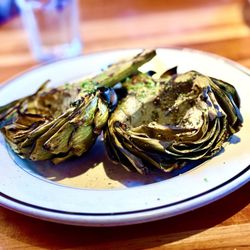 Hillstone - Grilled artichoke - customer's favorite