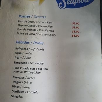 Mi Casita Seafood - Menu - Puerto Rican Near Me - Loíza, Puerto Rico